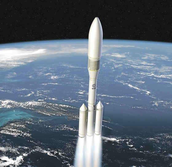 Ariane 6 (vue d'artiste) - Crédit image: D. Ducros / ESA