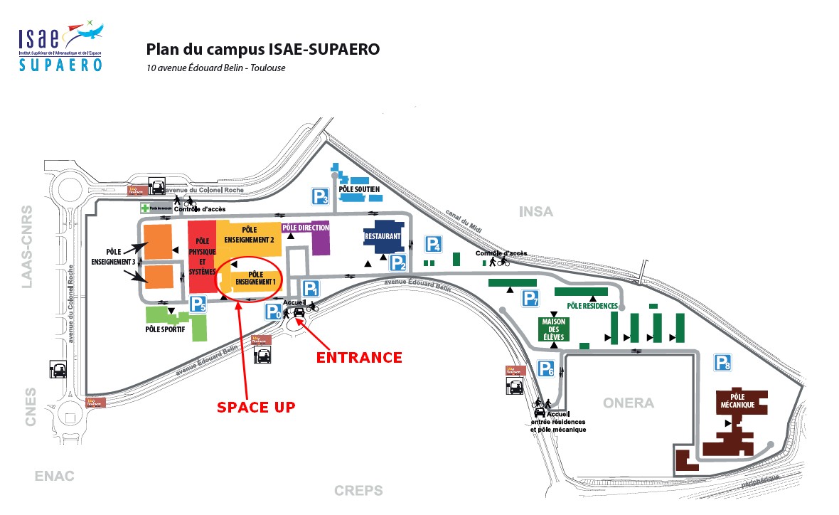 Map Campus ISAE-SUPAERO