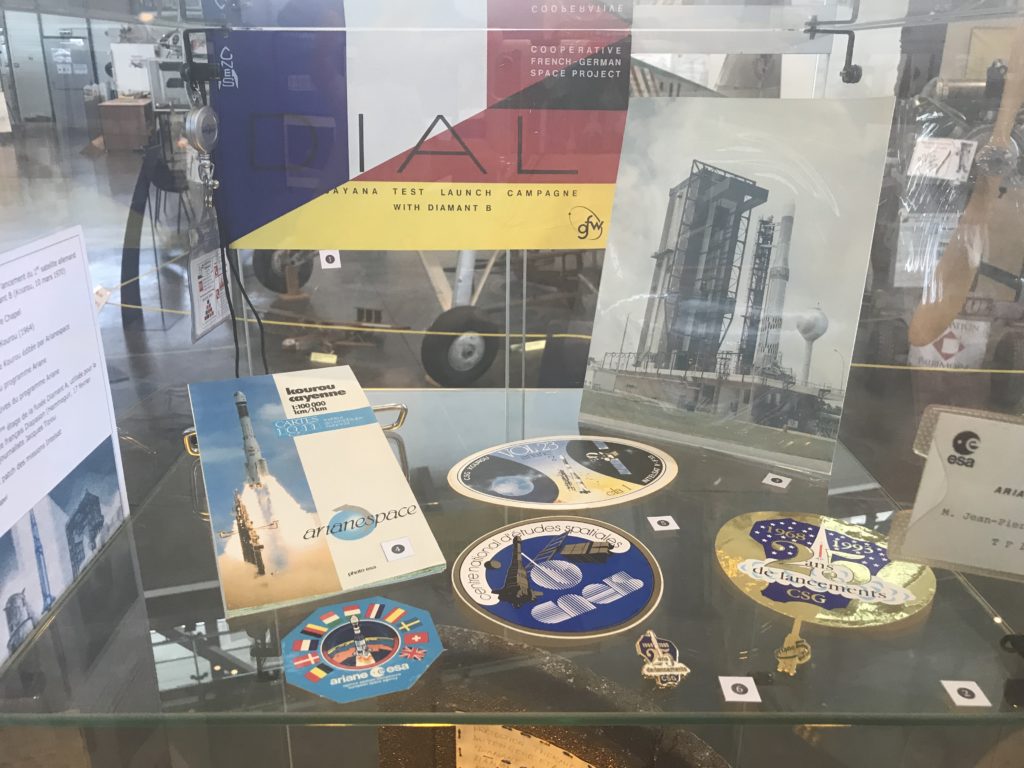 French Diamant rocket memorabilia