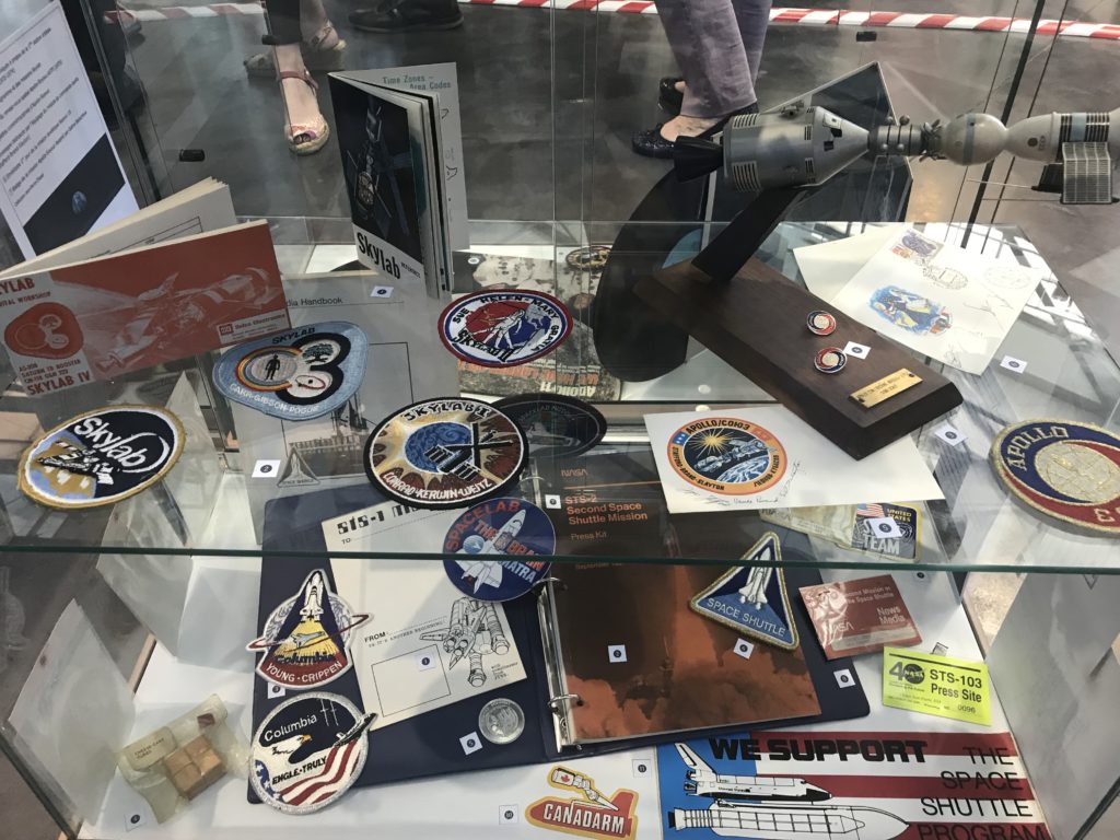 Skylab and Space shuttle memorabilia