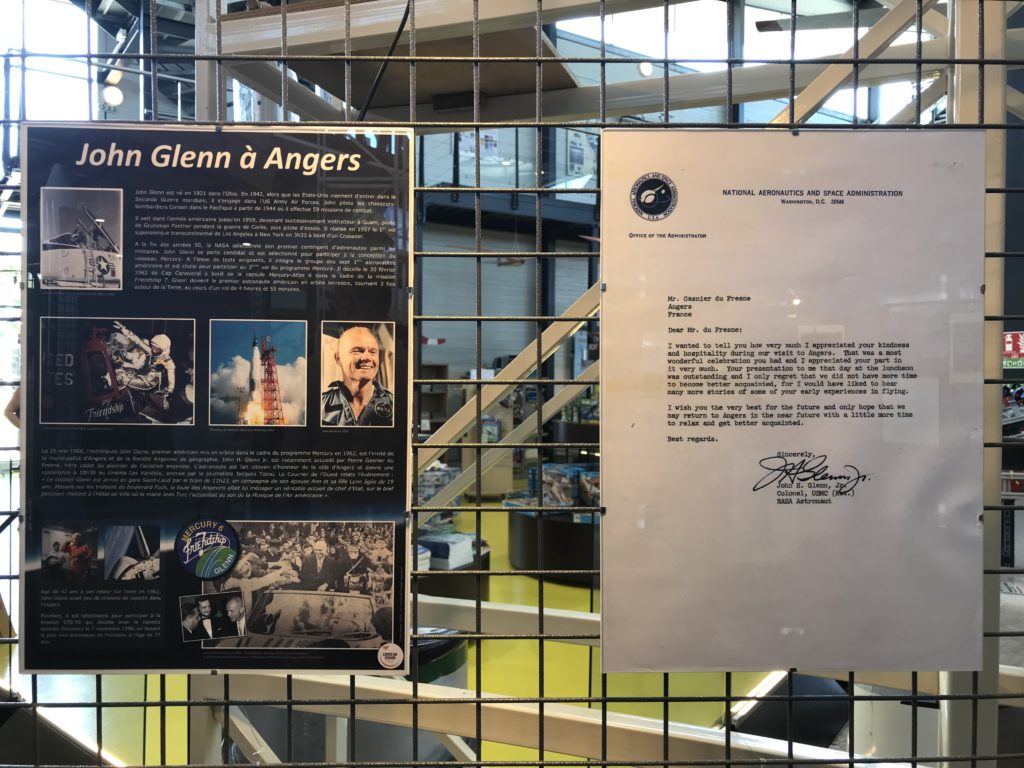 John Glenn's thank-you letter