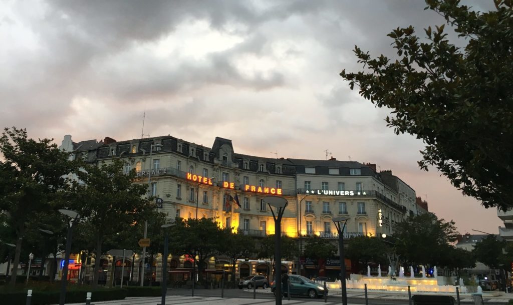 The 'Universe' hotel is one of many options in Angers!