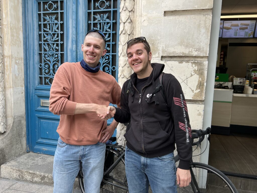 Jérémy Sadet, trésorier, et Anthony Guimpier, président de SpaceUp france