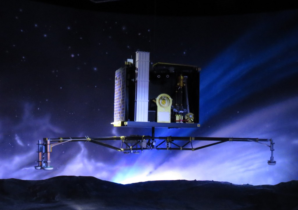 The Philae lander mockup scale 1 at Cité de l'espace (Photo credit : ID)