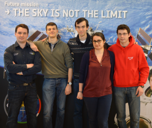 Part of the team SpaceUp France, organizer of SpaceUpX in November, at SpaceUp Cologne in March 2015